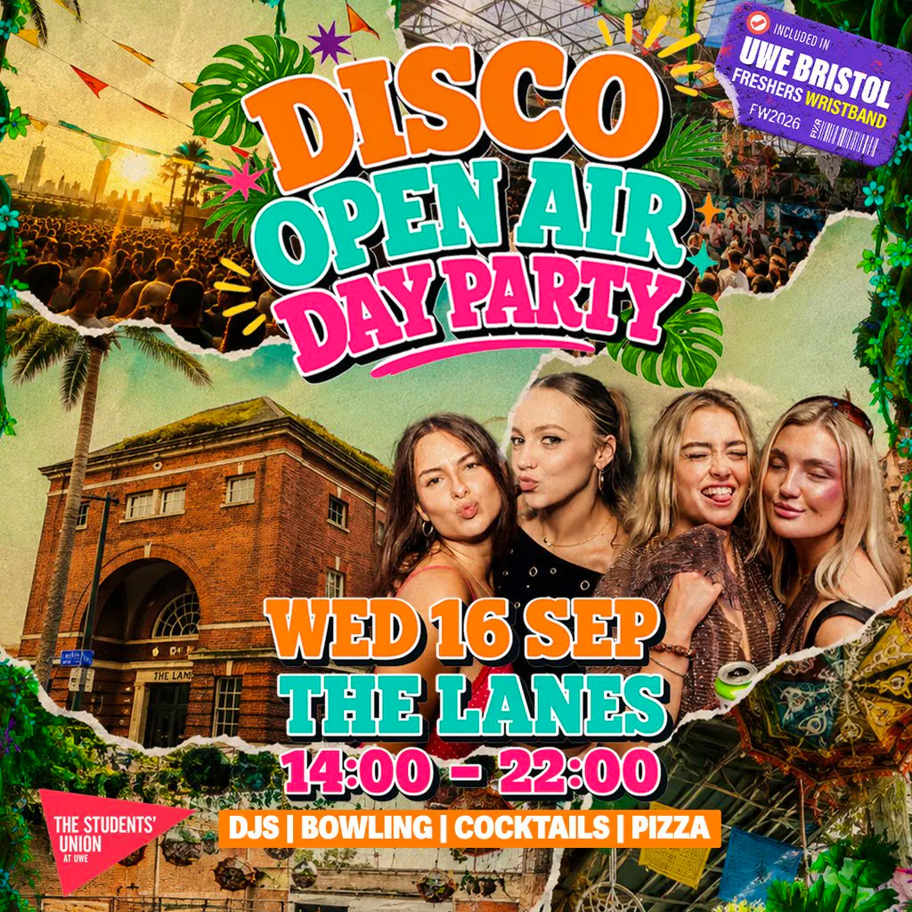 UWE Bristol Official Freshers | Open Air Disco Day Party at The Lanes