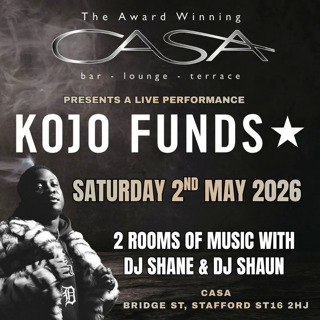 Casa Presents KOJO FUNDS at Casa Stafford