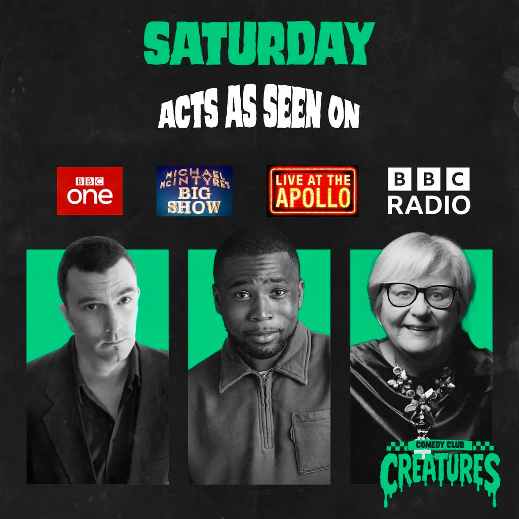 Saturday Night Showcase|| Creatures Comedy Club at Creatures Comedy Club