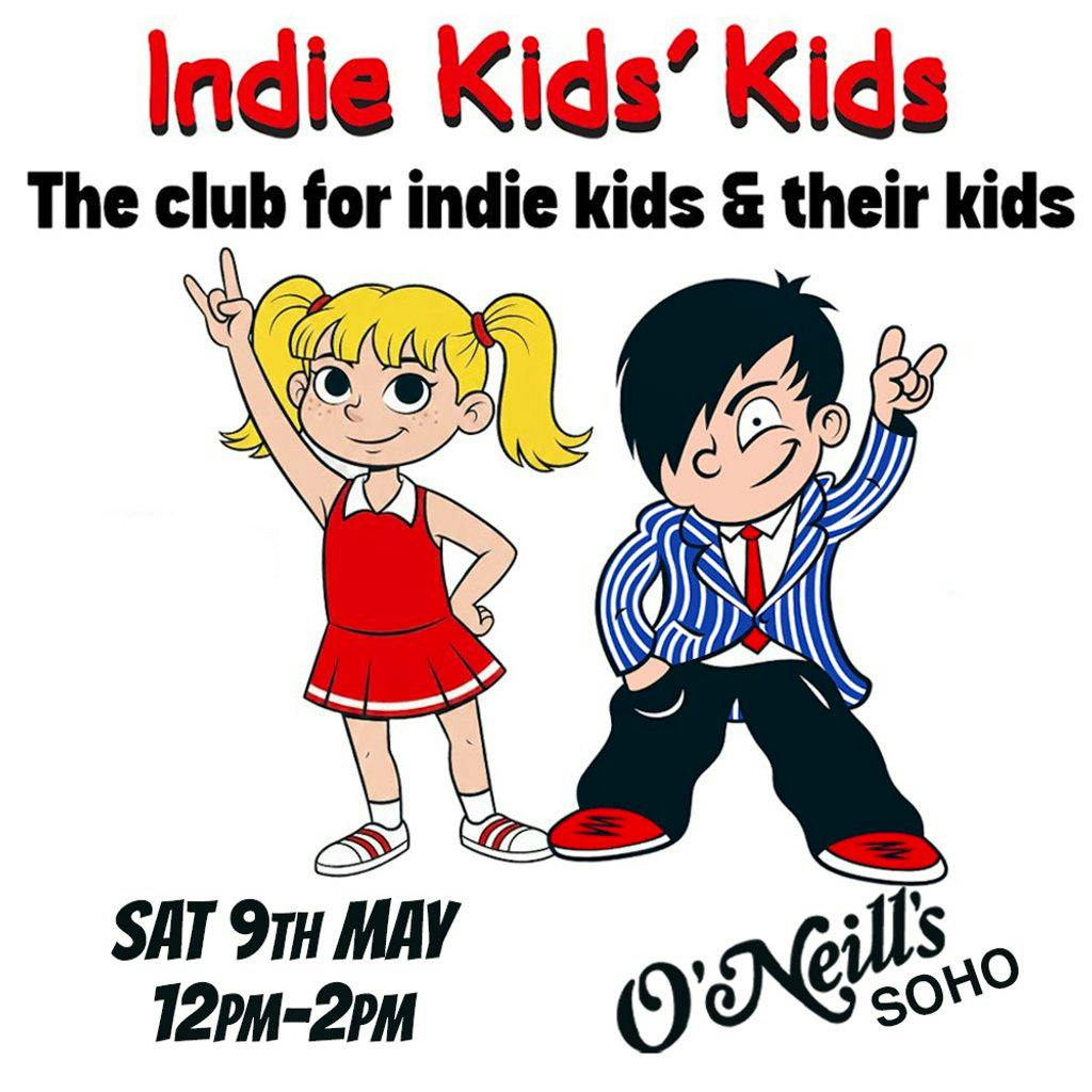 Indie Kids' Kids - The family indie party,  Sat 9 May, 12pm-2pm at The Flamingo Room