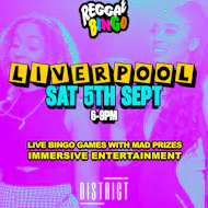 Reggae Bingo - Liverpool - Sat 5th Sept at District 61 Jordan St, Liverpool L1 0BE