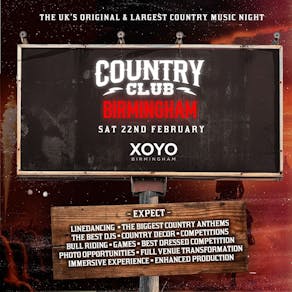 Country Club -  Country Music Festival - Birmingham