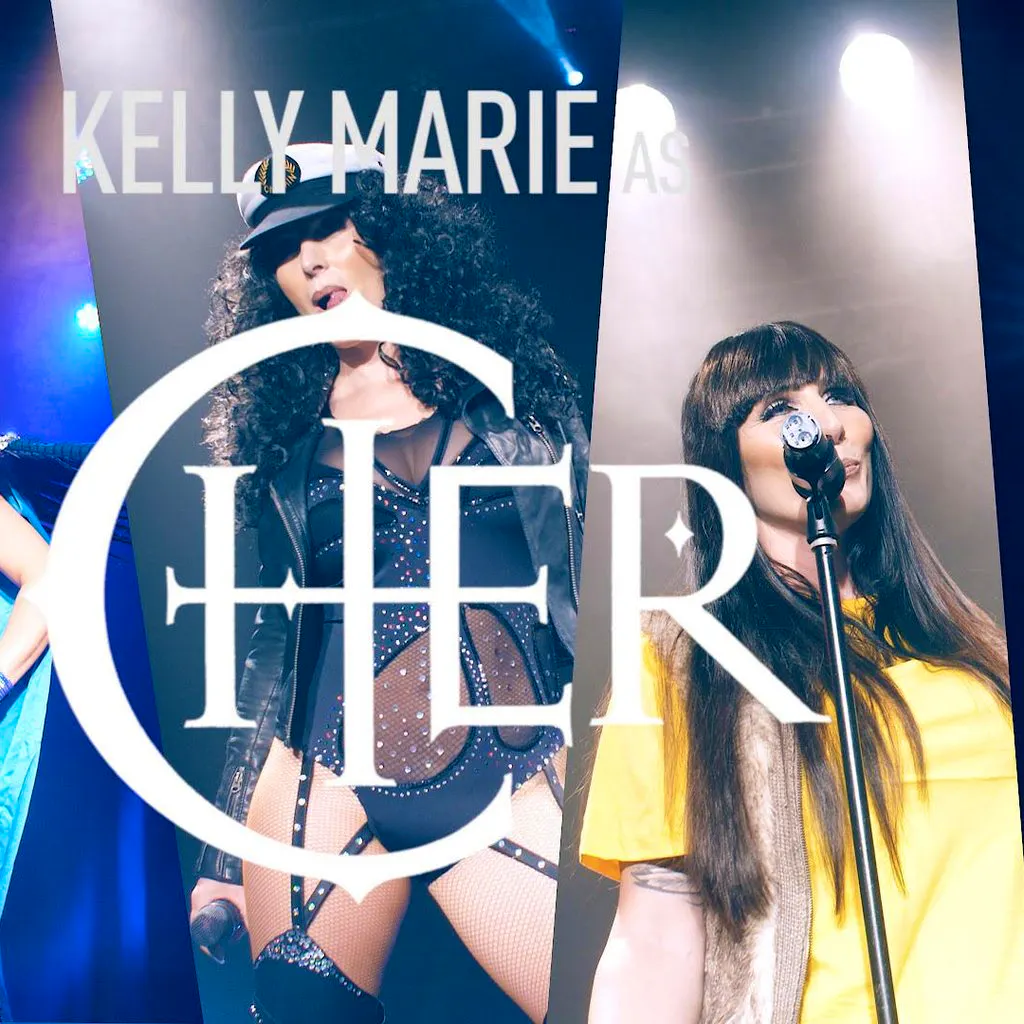 Kelly Marie as Cher at Calder And Hops