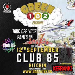 GREEN 182 - Take Off Your Pants & Dookie Tour 2026!