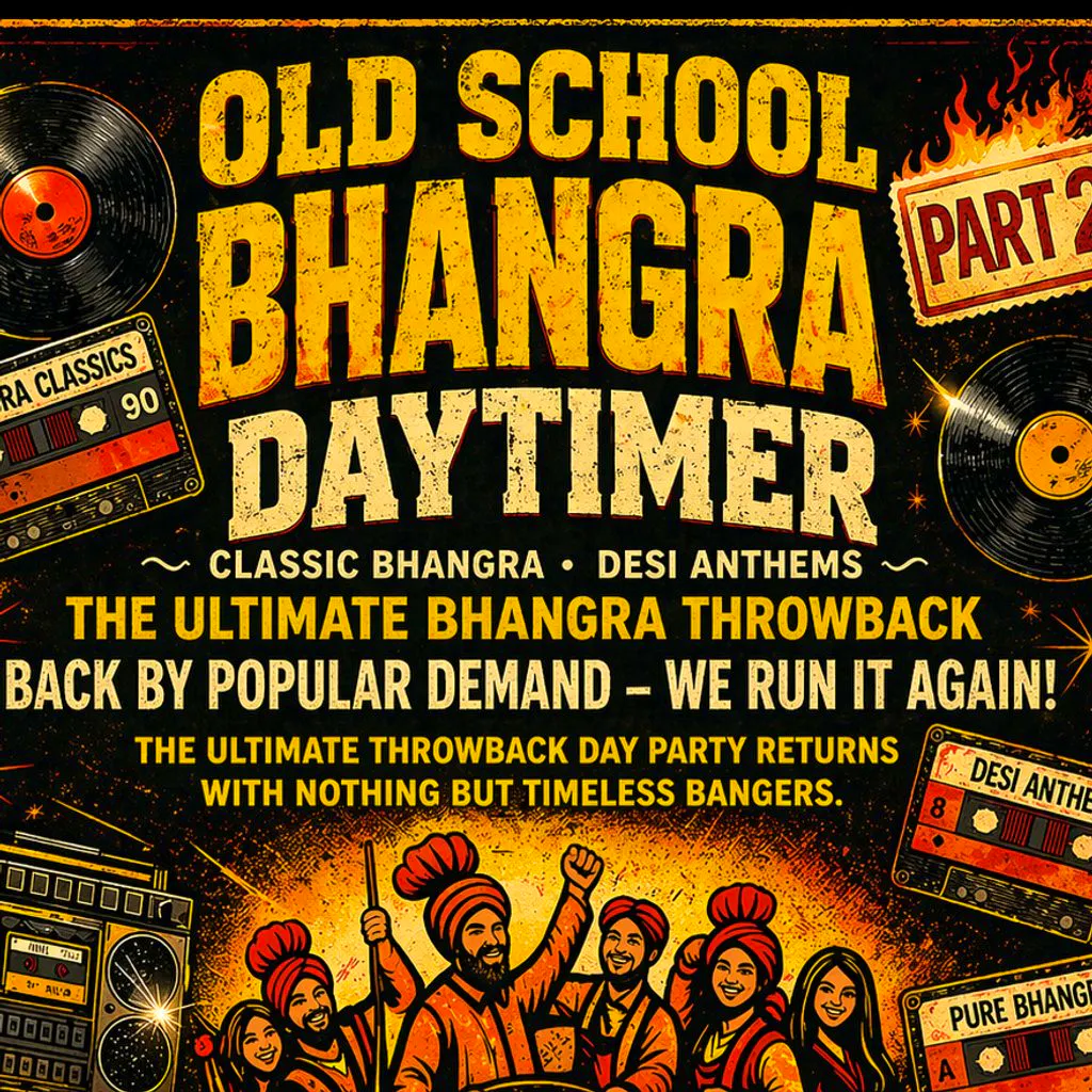 Old School Bhangra Daytimer Pt 2 at 2FunkyMusic Cafe
