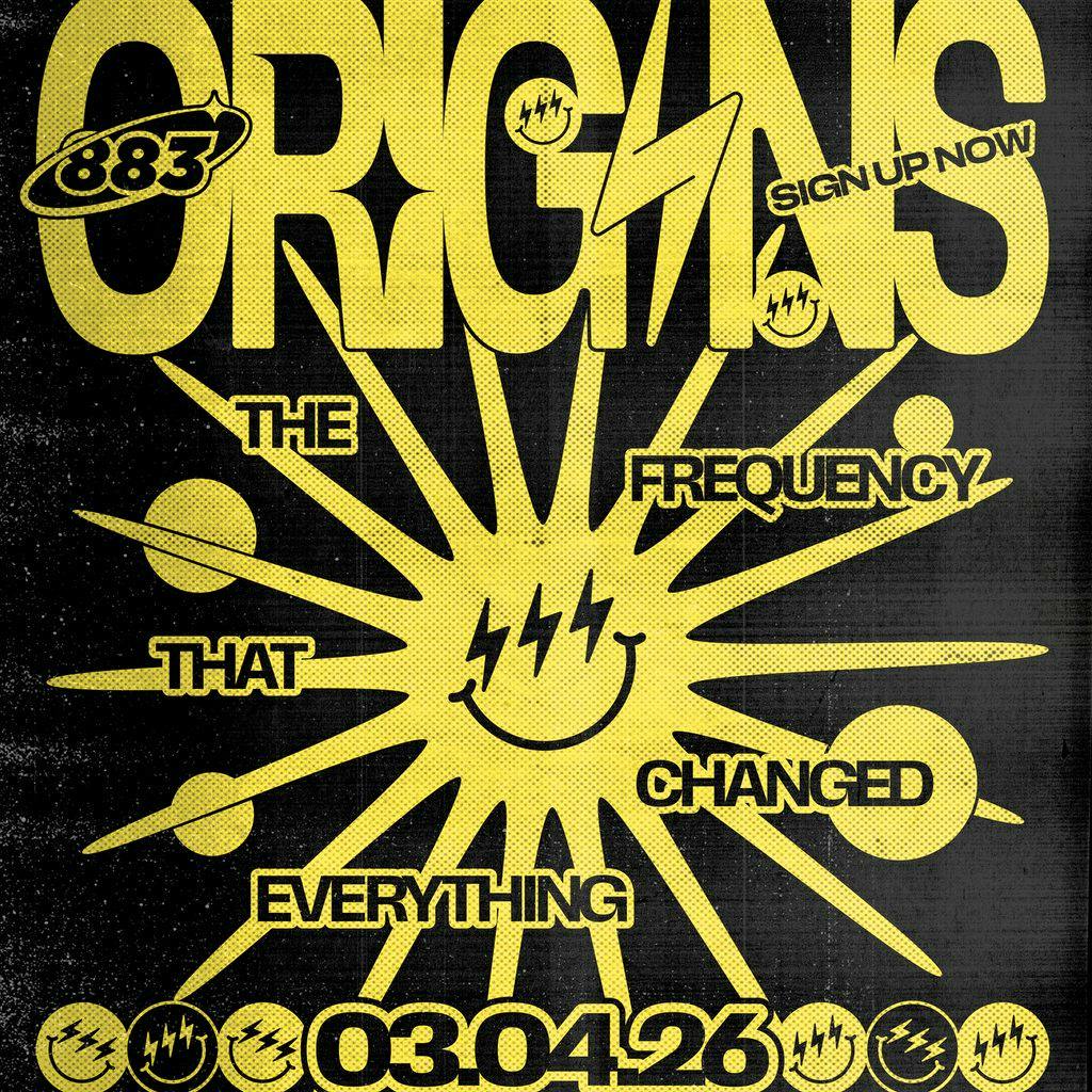 Centreforce 883 Presents: Origins at Eutopia Warehouse