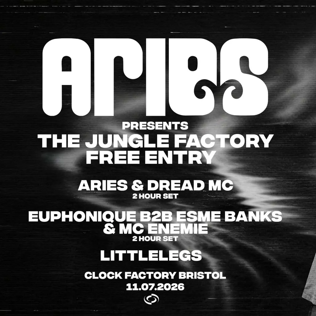 Aries Presents: The Jungle Factory [Free Rave] at Clock Factory Bristol