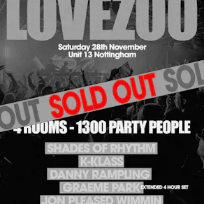 LOVEZOO Final Party 2026 at Unit 13 - Nottingham