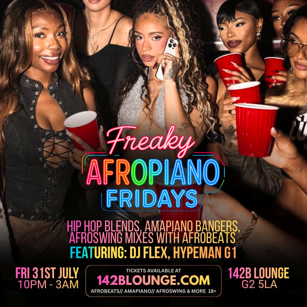 Freaky AfroPiano Fridays!!! at 142B Lounge Glasgow