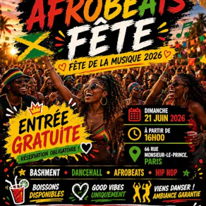 BASHMENT & AFROBEATS FÊTE - Fête de la Musique 2026