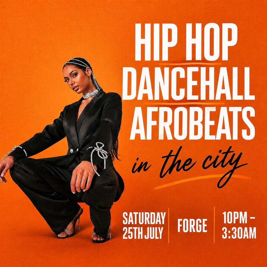 Hip Hop, Dancehall, Afrobeats In The City (£5 B4 12 With Ticket) at Forge Bar