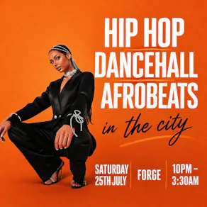 Hip Hop, Dancehall, Afrobeats In The City (£5 B4 12 With Ticket)
