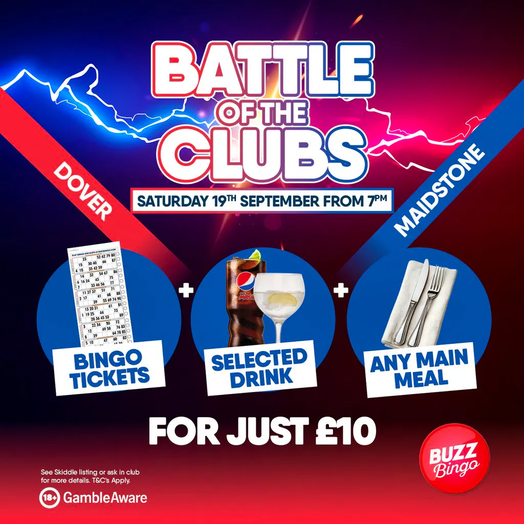 Battle of the Clubs 19/09 - Maidstone at Buzz Bingo Maidstone