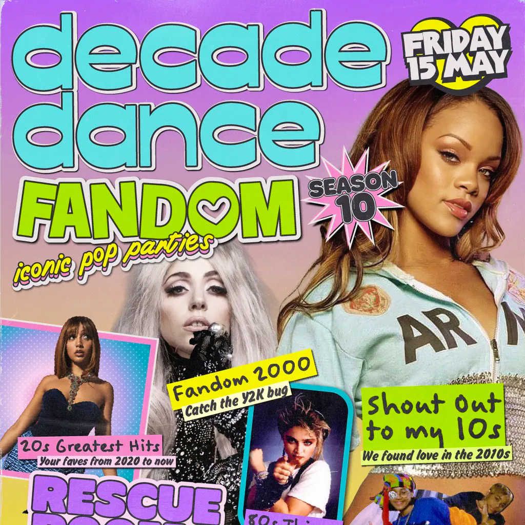 Fandom: Decade Dance at Rescue Rooms