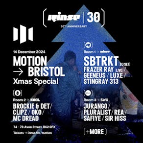 In:Motion Presents - 30 Years of Rinse FM: SBTRKT, Frazer Ray ++