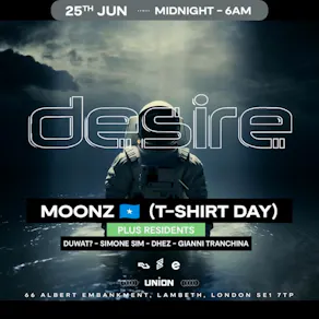 DESIRE - Weekly Thursday After Party - Moonz