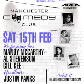 Manchester Comedy Club - Saturday 15th February