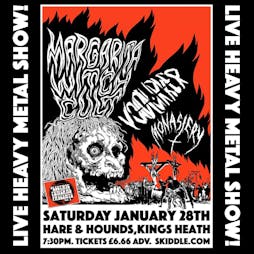 Margarita Witch Cult Tickets | Hare And Hounds Birmingham  | Sat 28th January 2023 Lineup