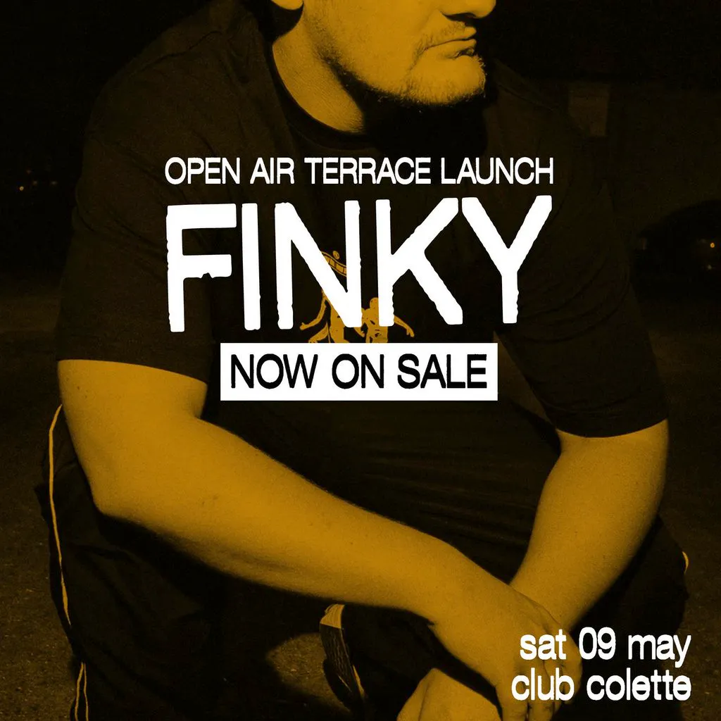 FINKY - Open Air Terrace Launch Party at Club Colette