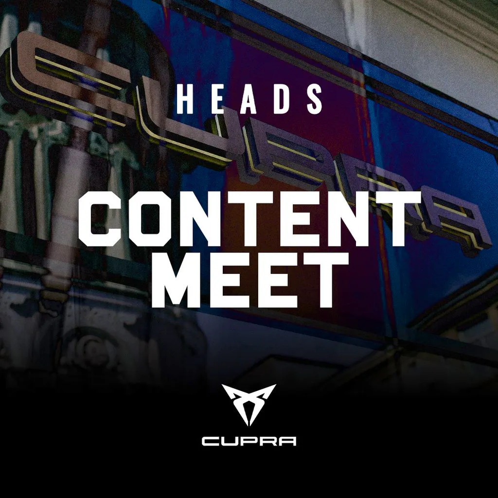 HEADS content meet at CUPRA city garage at Cupra City Garage MCR