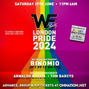 WE Party SPECTRUM London Pride Special 2024