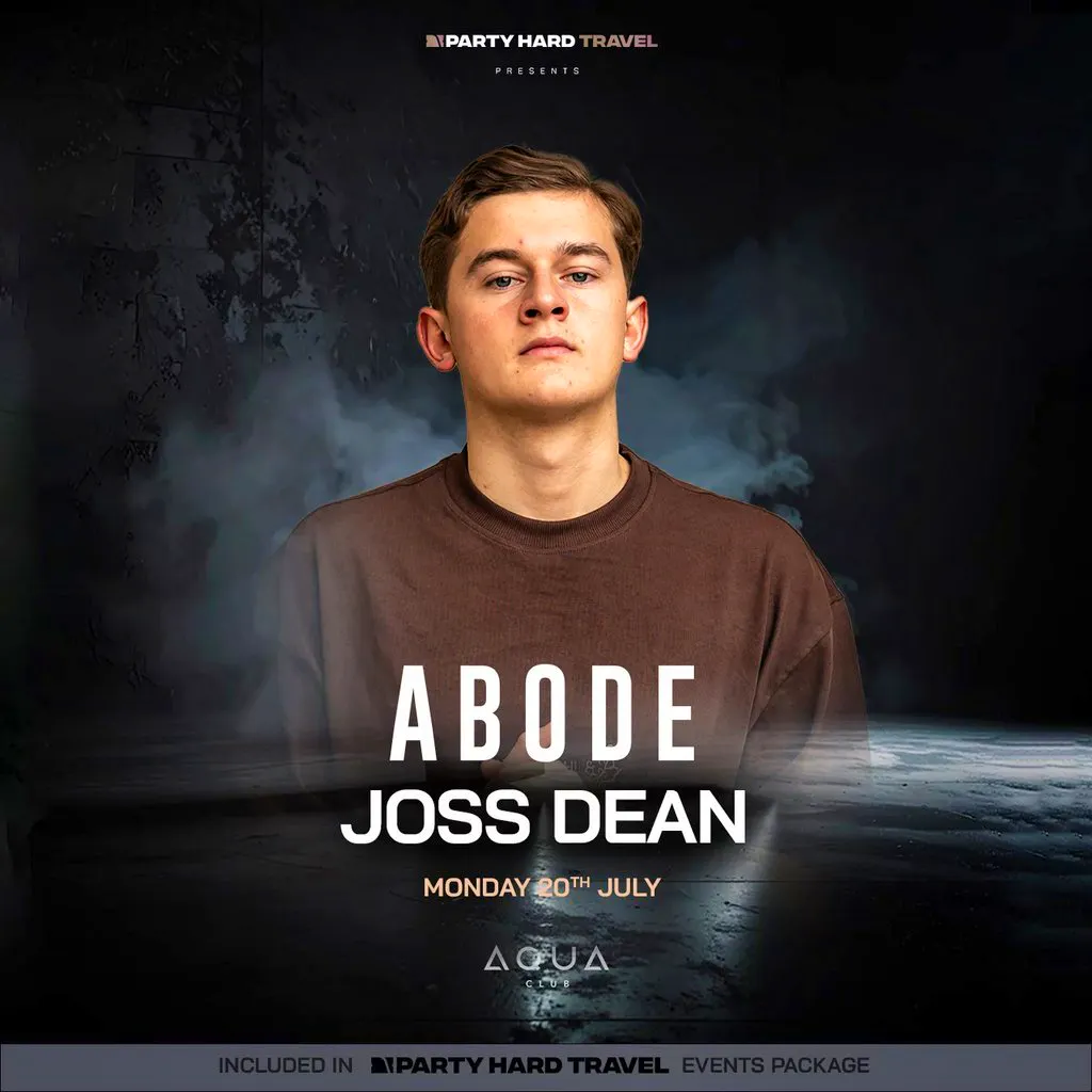 Abode Residency Ayia Napa - Joss Dean at Aqua Club Ayia Napa