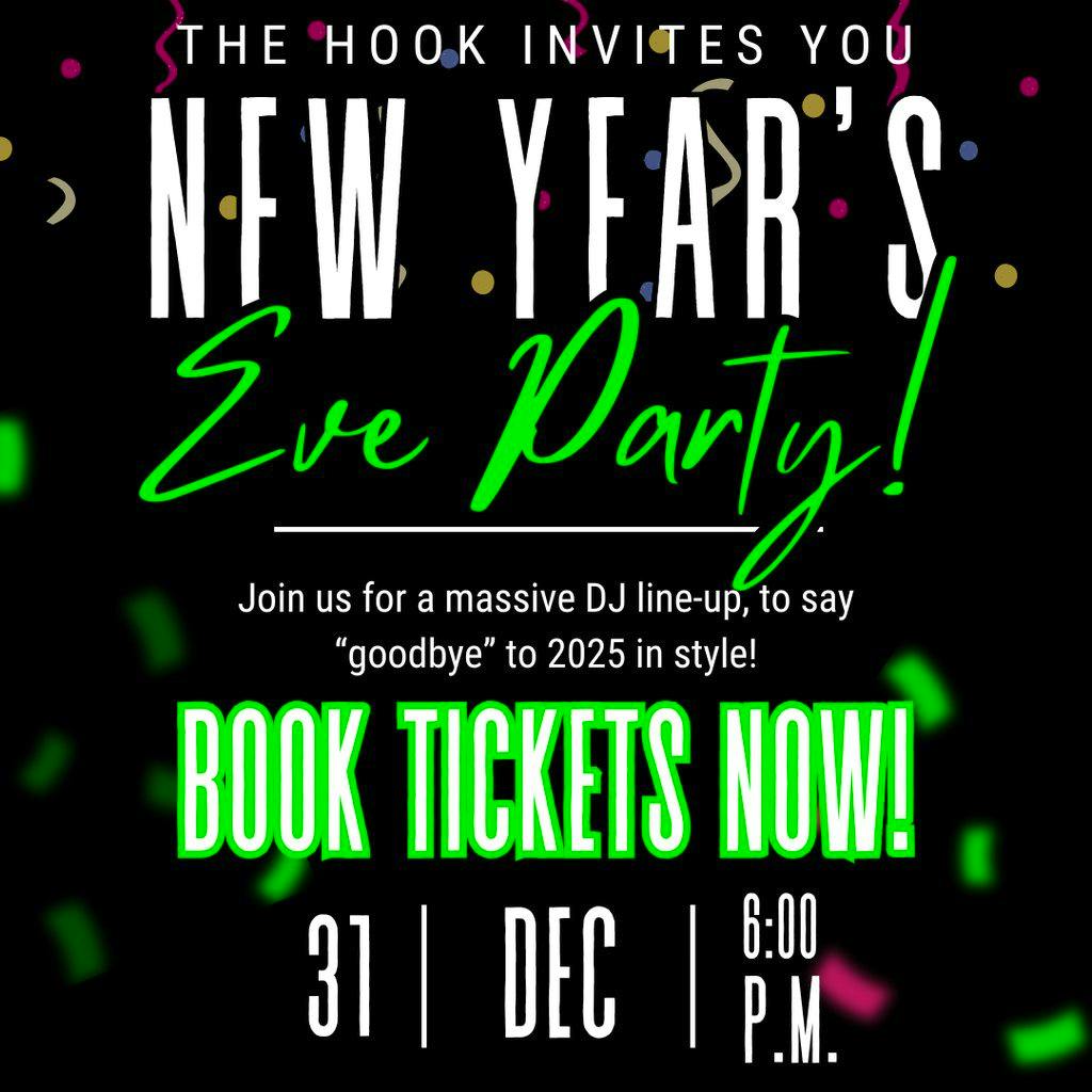 The Hook's New Year's Eve Party at The Hook Warsash