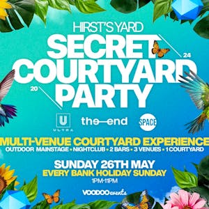 Secret Courtyard Party Tickets - 26th May