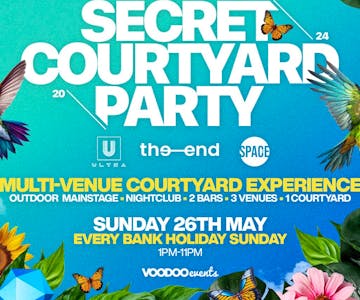 Secret Courtyard Party Tickets - 26th May