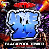 Sanctuary New Years Eve 2025 at Blackpool Tower The Fifth Floor
