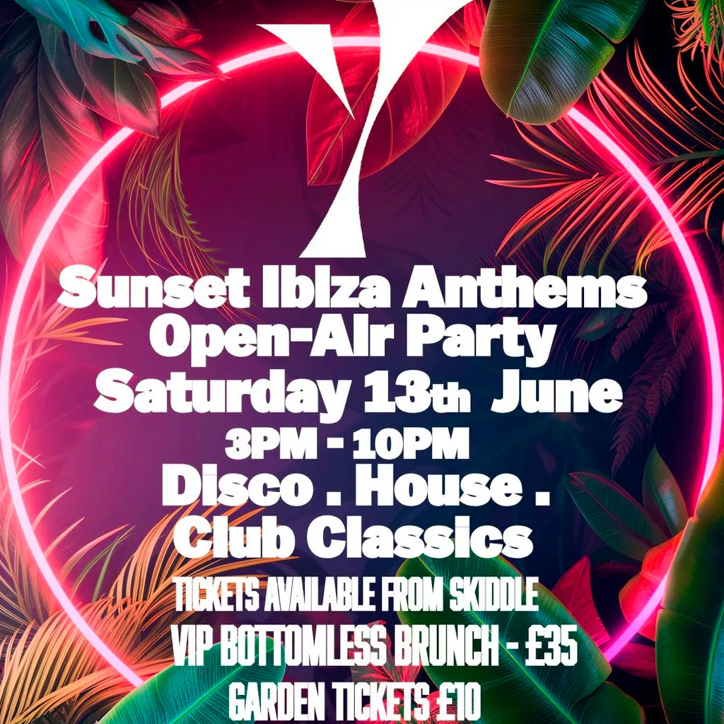 Sunset Ibiza Anthems. Open-Air Party at Y Summer