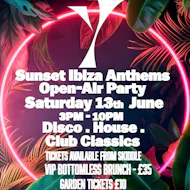 Sunset Ibiza Anthems. Open-Air Party at Y Summer