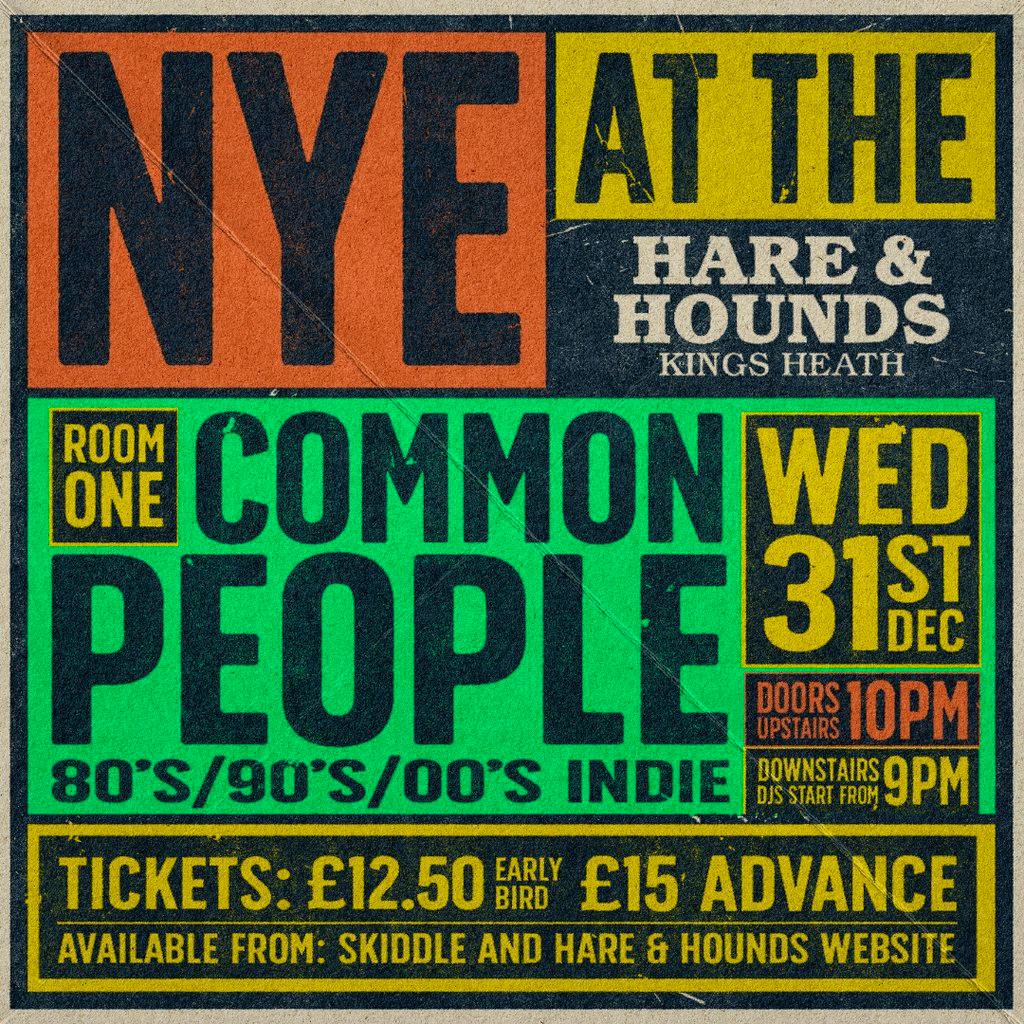 New Years Eve! at Hare And Hounds Kings Heath