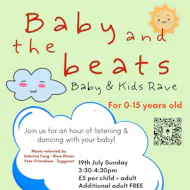 Baby and the Beats - Baby Rave by Blow Water (3.30PM) at Hare And Hounds Kings Heath