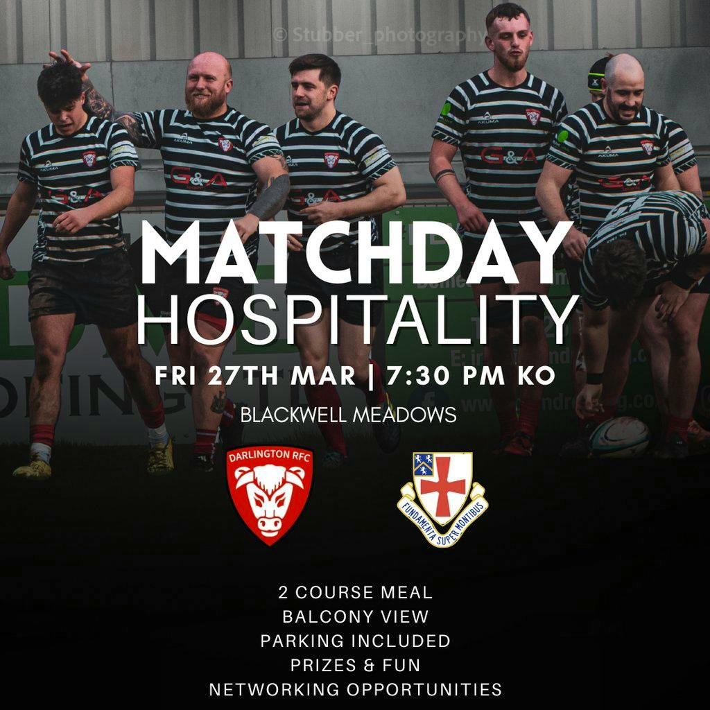 Darlington Rugby Hospitality at Blackwell Meadows