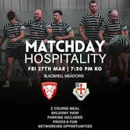 Darlington Rugby Hospitality at Blackwell Meadows