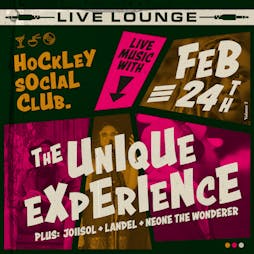 Hockley Social Club | Live Lounge Tickets | Hockley Social Club Birmingham  | Thu 24th February 2022 Lineup
