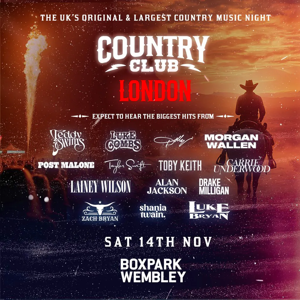 Country Club - Indoor Country Music Festival - London at Boxpark Wembley