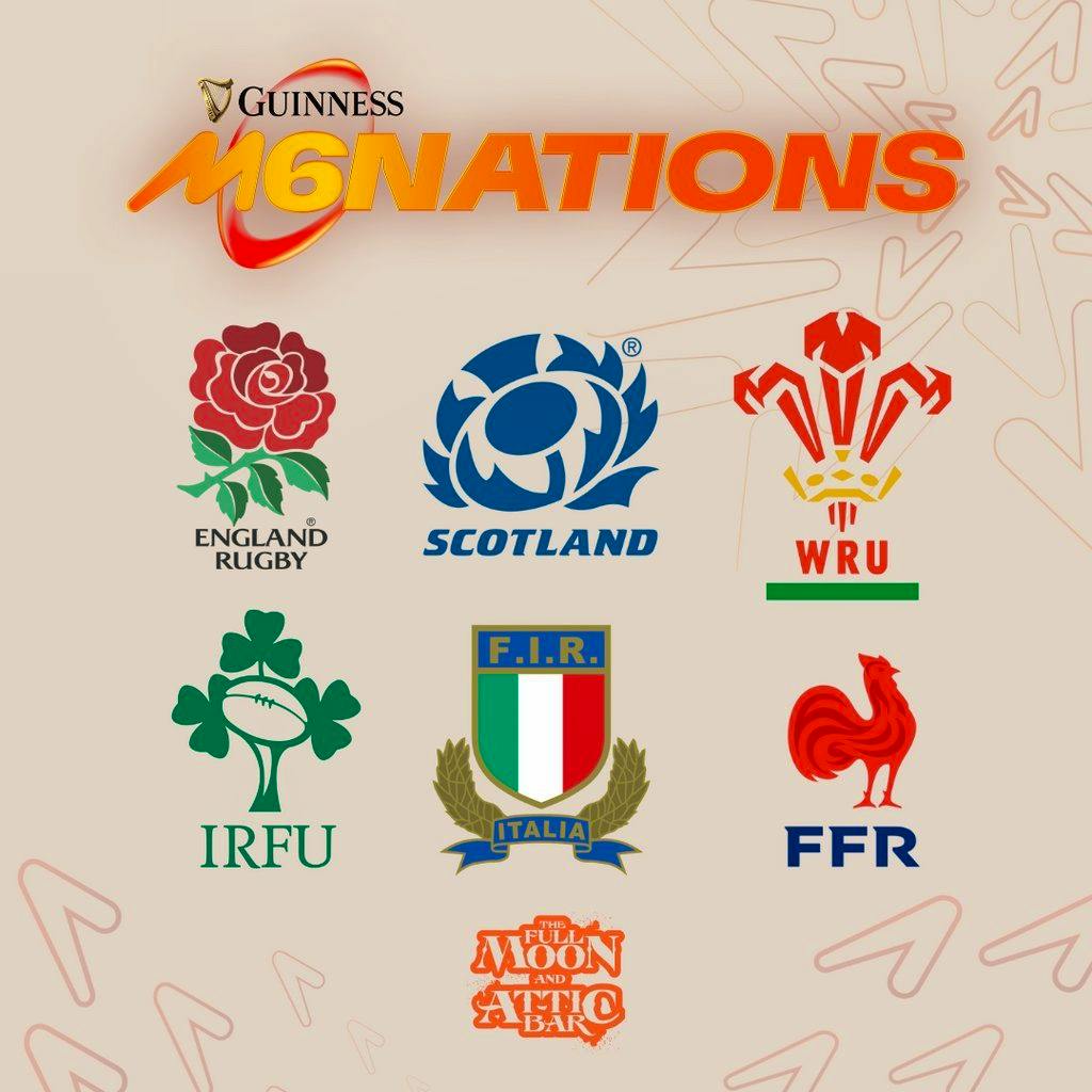 Six Nations Rugby: England v Wales at The Full Moon And Attic Bar