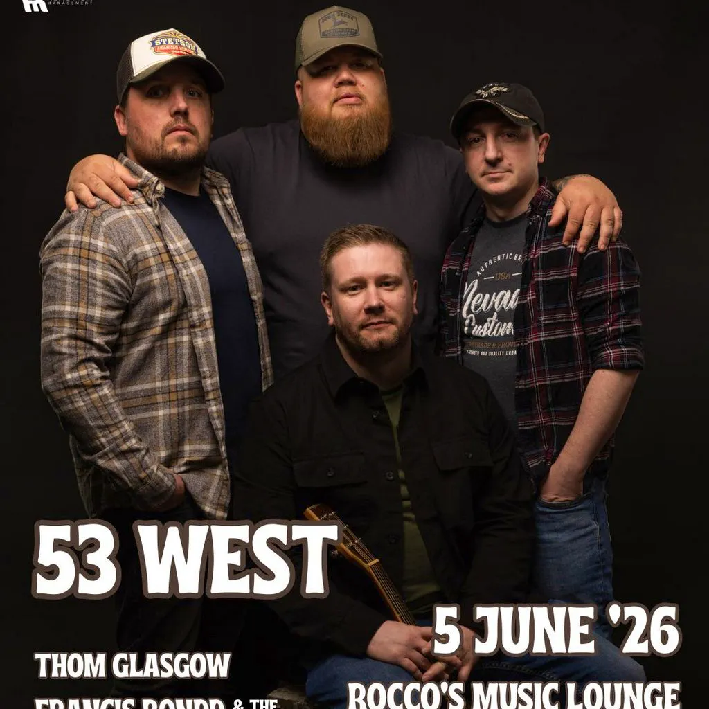 53 WEST with special guests! at Roccos Music Lounge