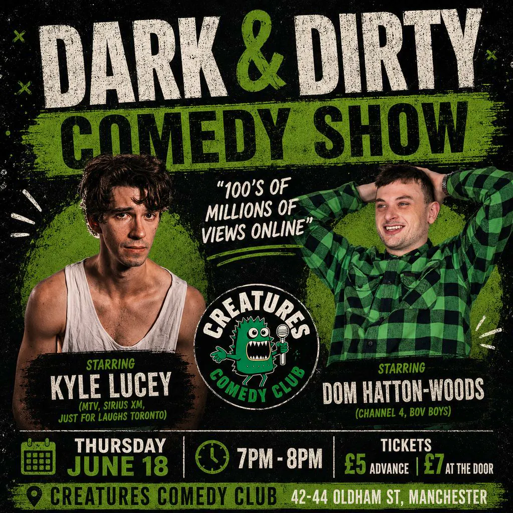 Dark & Dirty Comedy Show || Creatures Comedy Club at Creatures Comedy Club