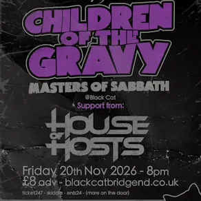 CHILDREN OF THE GRAVY @ Black Cat, Bridgend