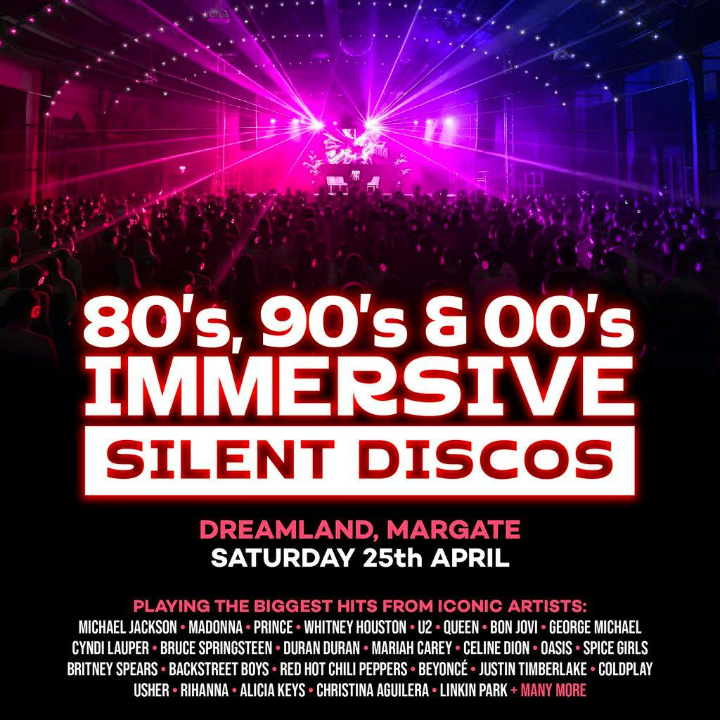 80s, 90s & 00s Silent Disco @ Dreamland, Margate at Dreamland