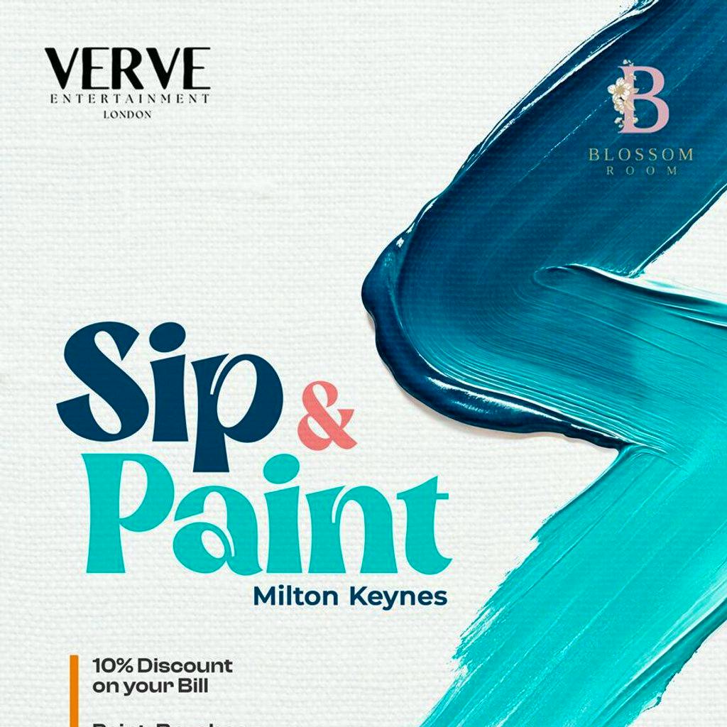 SIP & PAINT- Party Milton Keynes at Blossom Room 