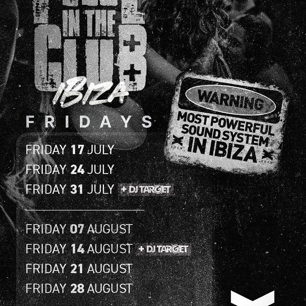 Fire In The Club Ibiza at Eden at Eden Ibiza
