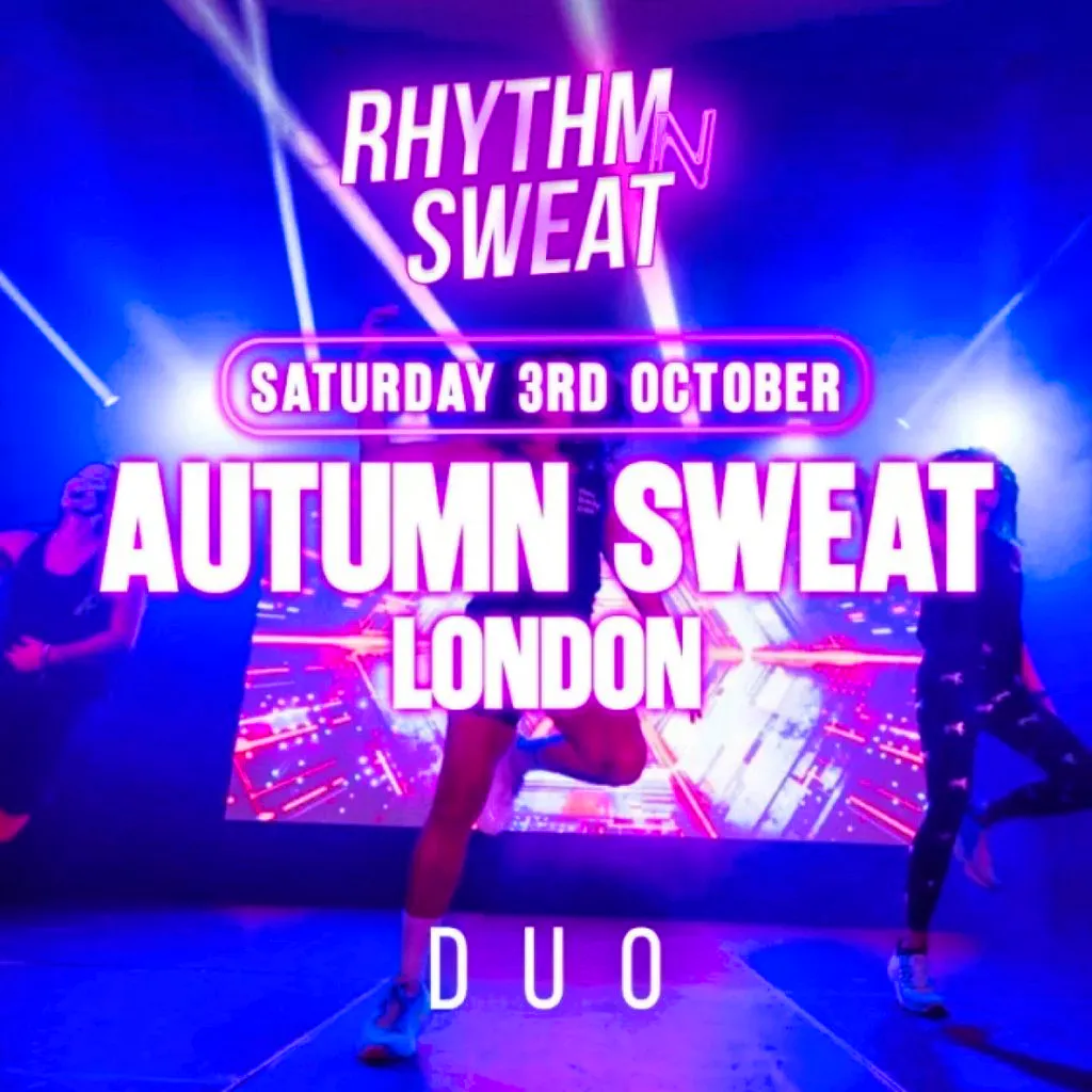 Rhythm N Sweat Sat 3rd October at Duo Clapham