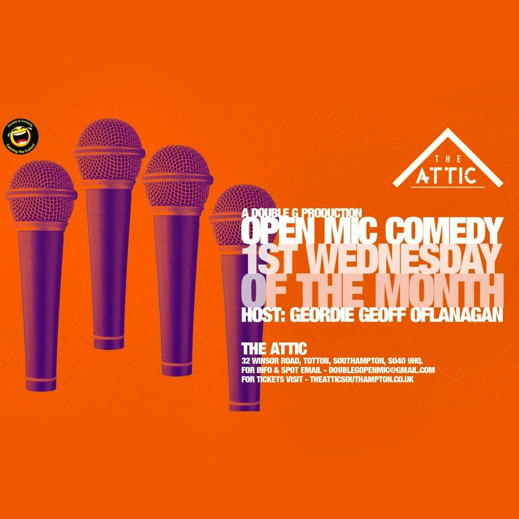 Hampshire Open Mic Comedy Night at The Attic Southampton