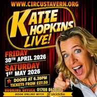Katie Hopkins Live Friday April 30th at Circus Tavern