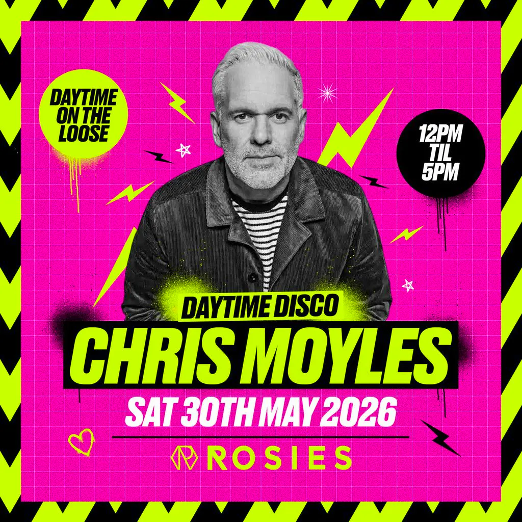 Chris Moyles EXCLUSIVE DJ Set - ROSIES Birmingham DAYTIME CLUB at Rosies NightClub   Birmingham