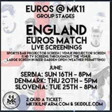 England vs Denmark - Euro 2024 Group Stage - Match 2 at MK11 LIVE MUSIC VENUE
